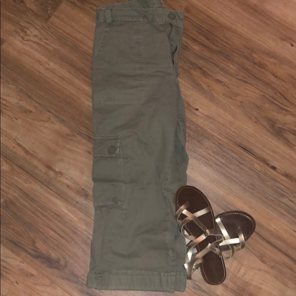 Cropped Khaki Pants